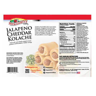 Swaggerty's Farm Jalapeno Cheddar Kolache, 12 Ounce 6 Count - 12 oz - Image 3