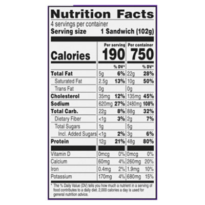Sandwich Bros Turkey Sausage Egg Breakfast Sandwich   14.4 Oz - 14.4 oz - Image 3