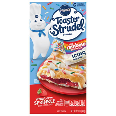 Pillsbury Strawberry Toaster Strudel With Sprinkles Pastries - 12.7 oz - Image 1