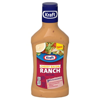 Kraft Cheesy Bacon Ranch Dressing 16fl.oz - 16.0 fl oz - Image 2