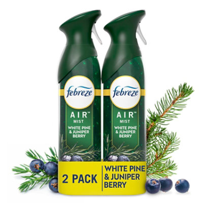 Febreze Air Mist Aerosol, White Pine & Juniper Berry - 8.1 Oz. - 8.1 oz - Image 1