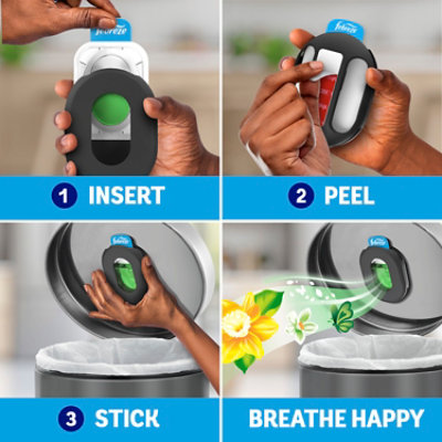 Febreze Trash Odor Fighter Starter Kit, Gain Original Scent - 1 Holder + 1 .16 Fl. Oz. Refill - 0.16 fl oz - Image 7