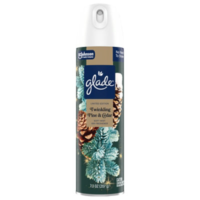 Glade Aerosol Air Freshener, Twinkling Pine & Cedar - 7.3 Oz. - 7.3 OZ - Image 2