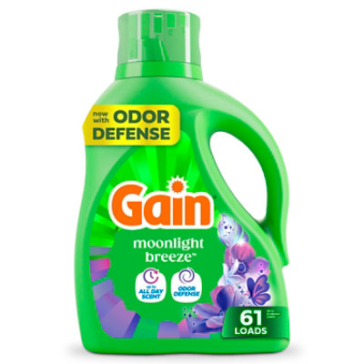 Gain Liquid Detergent He Plus Aroma Boost, Moonlightt Breeze - 81 Fl. Oz. - 81 fl oz - Image 1