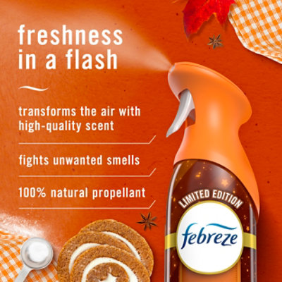 Febreze Air Mist Aerosol Air Freshener, Pumpkin Roll - 8.1 Oz. - 8.1 oz - Image 3