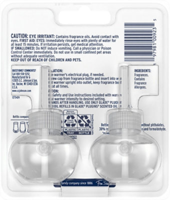 Glade Plugins Scented Oil Refills, Brandied Cherry - 2-.67 Fl. Oz. - 2-.67 FZ - Image 4