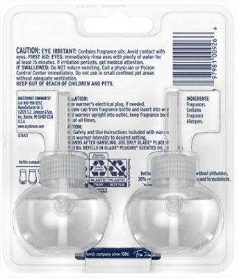 Glade Plugins Scented Oil Refills, Cozy Gingerbread - 2-.67 Fl. Oz. - 2-.67 FZ - Image 4