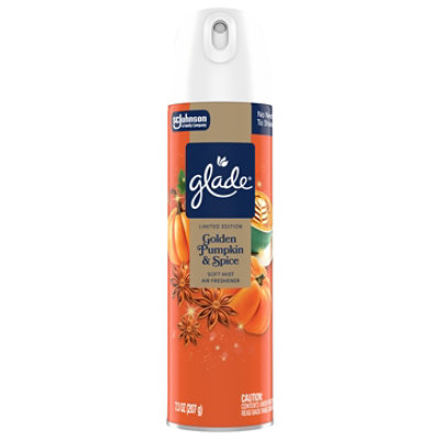 Glade Aerosol Air Freshener, Pumpkin Spice - 7.3 Oz. - 7.3 OZ - Image 1