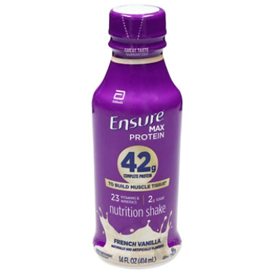 Ensure Max 42g Protein Vanilla 14fz - 14 fl oz - Image 1