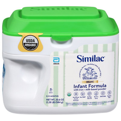 Similac Organic 20.6 Ounce Powder 4 Count - 20.6 oz - Image 1