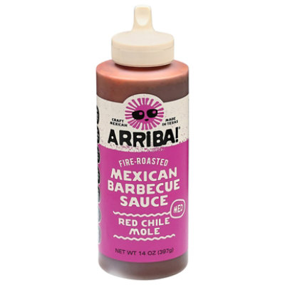 Arriba Bbq Sauce Red Chile Mole - 14 oz - Image 1