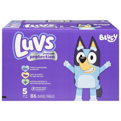 Luvs Platinum Protection Baby Diapers, Size 5, 86 Count - 86 ct - Image 1