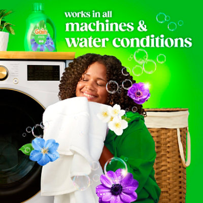 Gain Relax Liquid Laundry Detergent He, Dewdrop Dreams - 81 Fl. Oz. - 81 fl oz - Image 7