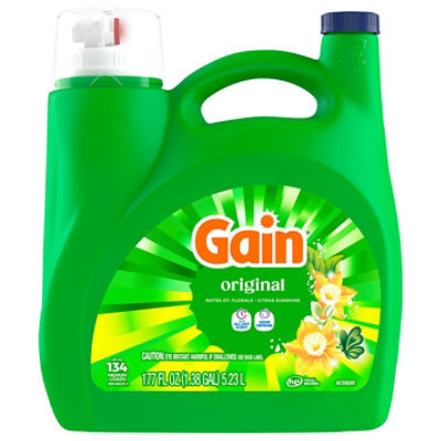 Gain Liquid Detergent He, Original Scent - 177 Fl. Oz. - 177 fl oz - Image 1