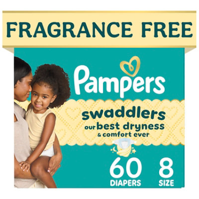 Pampers Swaddlers Diapers Size 8 - 60 ct - Image 1