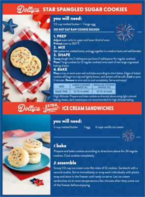 Duncan Hines Dolly Parton's Star Spangled Sugar Cookie Mix With Star Sprinkles, 15.25 Oz. - 15.25 oz - Image 5