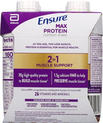 Ensure Max Protein Chocolate Hmb - 4-11 FZ - Image 5