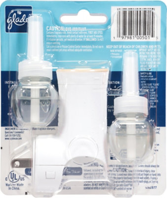 Glade Custom Scent Plugins Scented Oil Kit, Eucalyptus & Waterlily - Includes 1 Device & 2 Refills - EA - Image 4