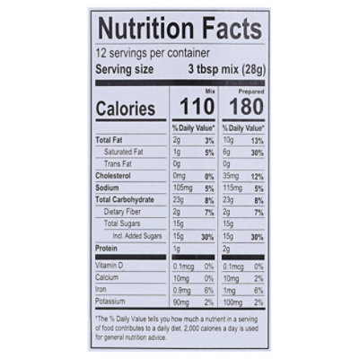 Gluten-free Double Chocolate Chip Cookie Mix - 12 oz - Image 3