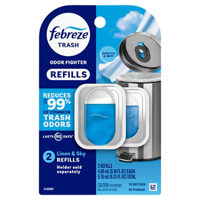 Febreze Trash Refills, Linen & Sky - 2-.16 Fl. Oz. - 2-.16 fl oz - Image 1
