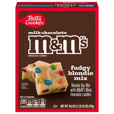 Betty Crocker Milk Chocolate Mms Fudgy Blondie Mix - 16.6 oz - Image 2