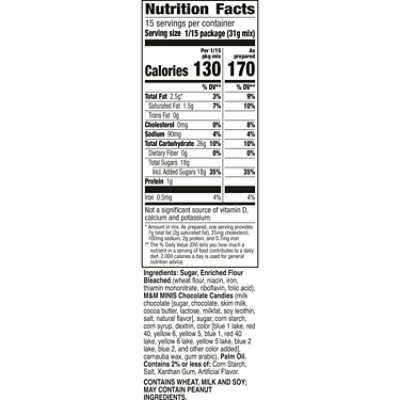 Betty Crocker Milk Chocolate Mms Fudgy Blondie Mix - 16.6 oz - Image 5