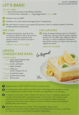 Opn Nat Cake Mix White Gluten Free - 15 oz - Image 5