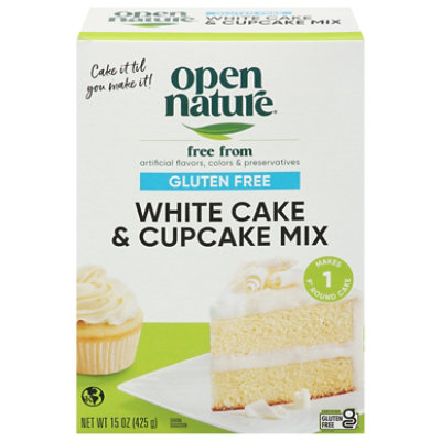 Opn Nat Cake Mix White Gluten Free - 15 oz - Image 1