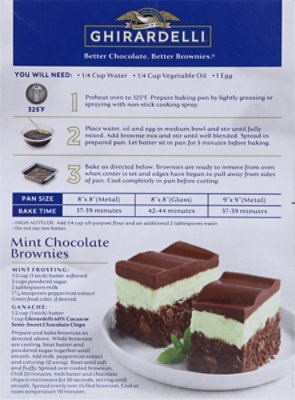 Ghirardelli Milk Chocolate Chip Brownie - 17 oz - Image 4