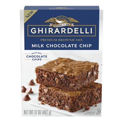 Ghirardelli Milk Chocolate Chip Brownie - 17 oz - Image 2