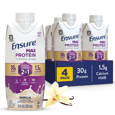 Ensure Max Protein Vanilla Hmb 4pk 11fz - 4-11 FZ - Image 2