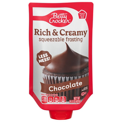 Betty Crocker Rich & Creamy Chocolate Frosting Pouch - 14.5 oz - Image 2