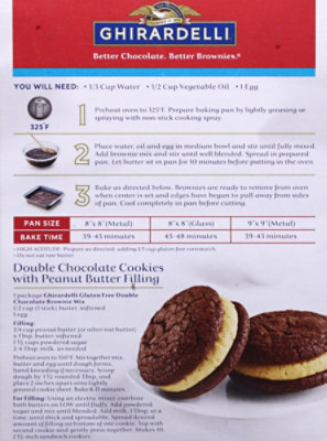 Ghirardelli Gluten Free Double Chocolate Brownie - 18 oz - Image 5