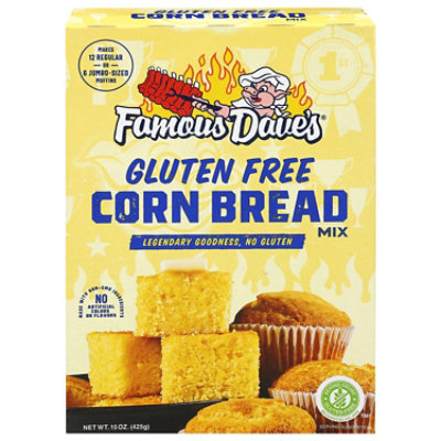 Famous Daves Gluten Free Corn Bread Mix - 15 oz - Image 1