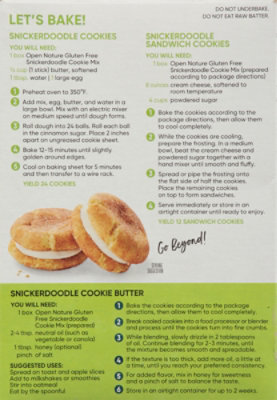 Opn Nat Cookie Mix Snickerdoodle Gf - 16.5 oz - Image 5