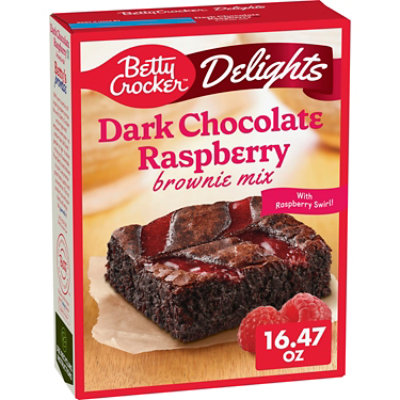 Betty Crocker Delights Supreme Chocolate Raspberry Brownie Mix - 16.47 oz - Image 1