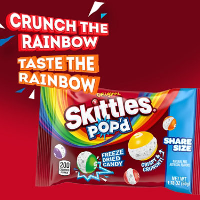 Skittles Pop'd Original Share Size 1.78 Ounces Each - 1.78 oz - Image 3