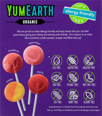 Yumearth Lollipops Halloween 4 Flavors 13.1oz - 13.1 oz - Image 5