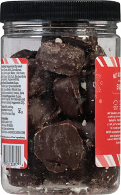 Sanders Dark Chocolate Peppermint Sea Salt Caramel Holiday Tub - 18 oz - Image 6