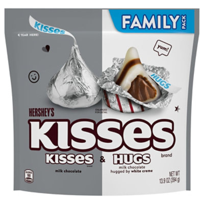 Hershey's Kisses & Hugs Assortment Family Pack Stand Up Bag - 13.9 oz - Image 2
