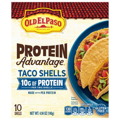Old El Paso Protein Advantage Taco Shells 10 Count - 4.94 oz - Image 3