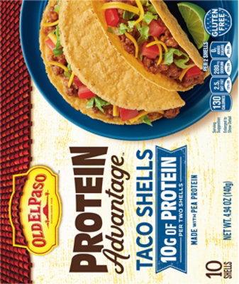 Old El Paso Protein Advantage Taco Shells 10 Count - 4.94 oz - Image 6