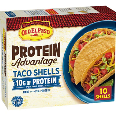 Old El Paso Protein Advantage Taco Shells 10 Count - 4.94 oz - Image 1