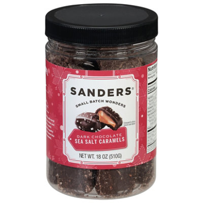 Sanders Dark Chocolate Sea Salt Caramel Holiday Tub - 18 oz - Image 2