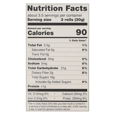 Bob Snail Fruit Rolls Mango - 10 CT - Image 3