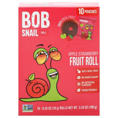 Bob Snail Fruit Rolls Appl Strwbry - 10 CT - Image 2
