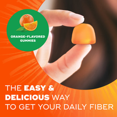 Metamucil Fiber Gummies For Adults No Sugar Added Orange Flavor 5g Plant Based Prebiotic Fiber Sup - 105 ct - Image 2