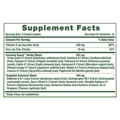 Nt Counter Attack Immune Support Tablets - 30 ct - Image 3