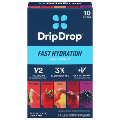 Dripdrop 10ct Fast Hydration - 5 Flavor Variety Pack - 10 CT - Image 2