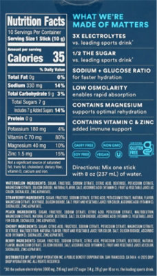 Dripdrop 10ct Fast Hydration - 5 Flavor Variety Pack - 10 CT - Image 5